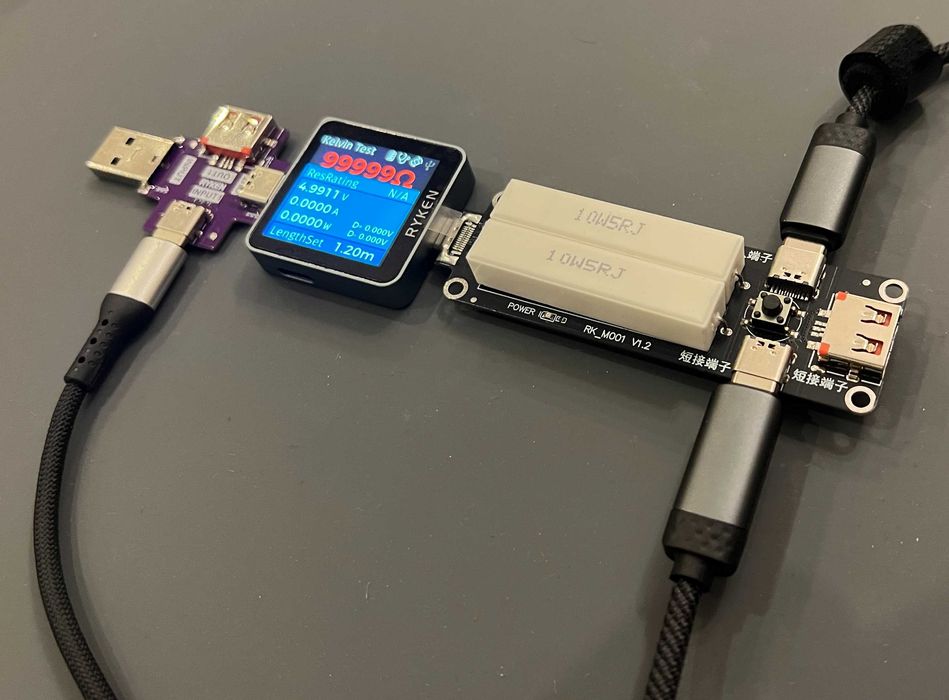RYKEN RK_M001 комплект для тестирования USB кабелей
