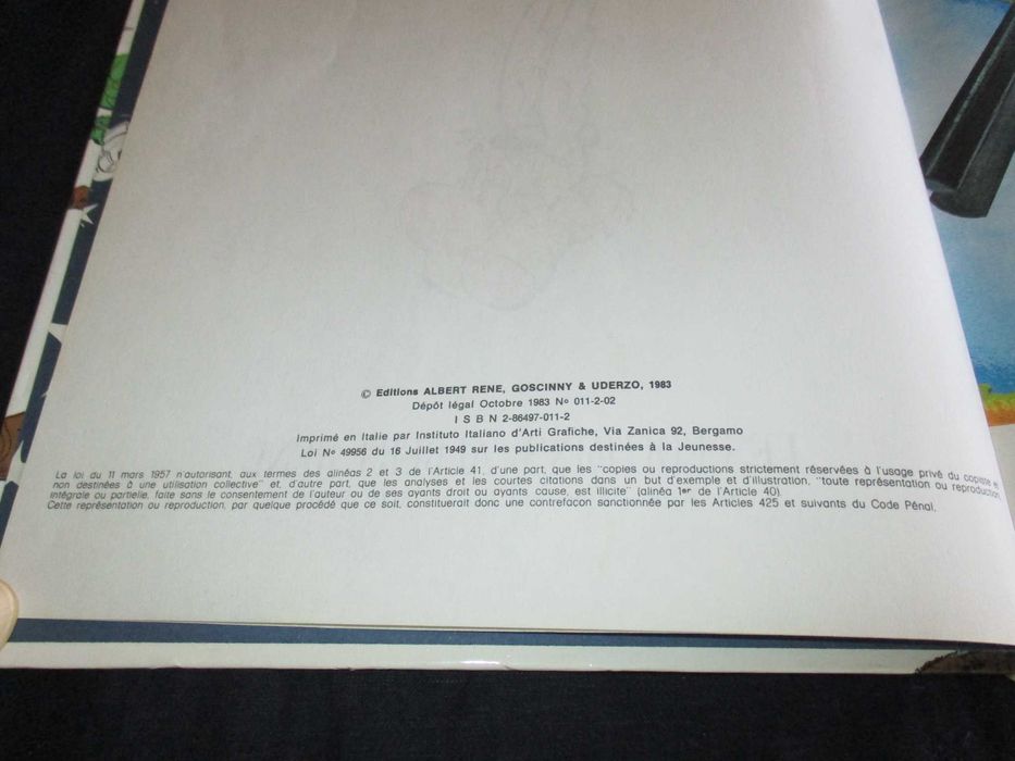 Livro Le Fils d'Astérix Goscinny Uderzo 1983