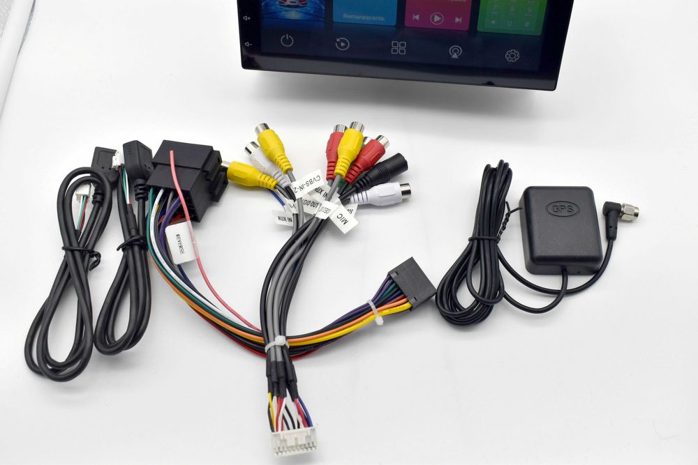 Auto Rádio Android de 1 DIN com 7 polegadas Android  GPS Carplay