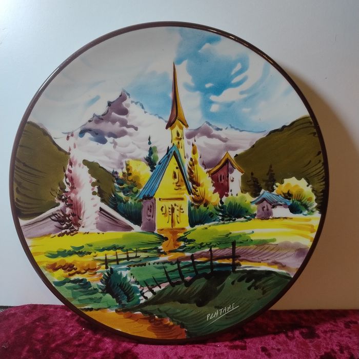 Декоративная настенная тарелка Германия 23 см диаметр