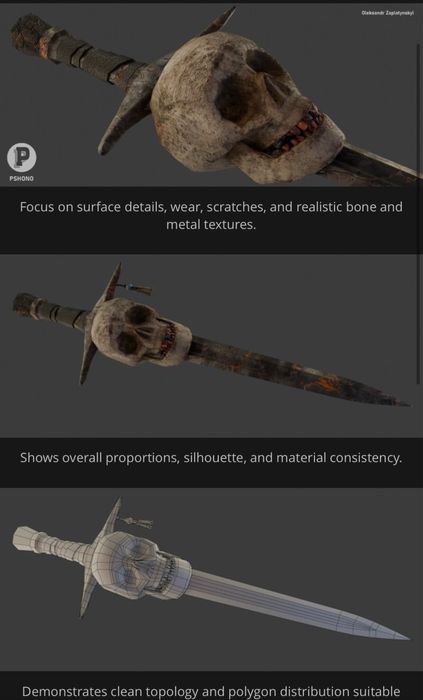 Зроблю 3д модель для вашоі гри (персонажі, будівлі, асети)