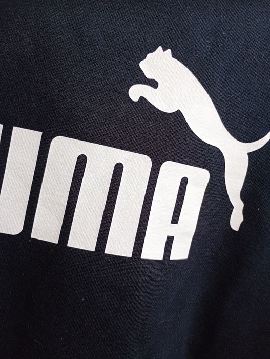 Czarna bluza puma z kapturem xs / xxs