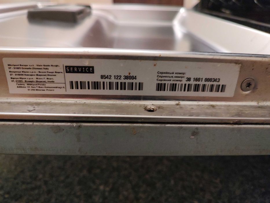 Zmywarka Whirlpool WP 122 – na części.