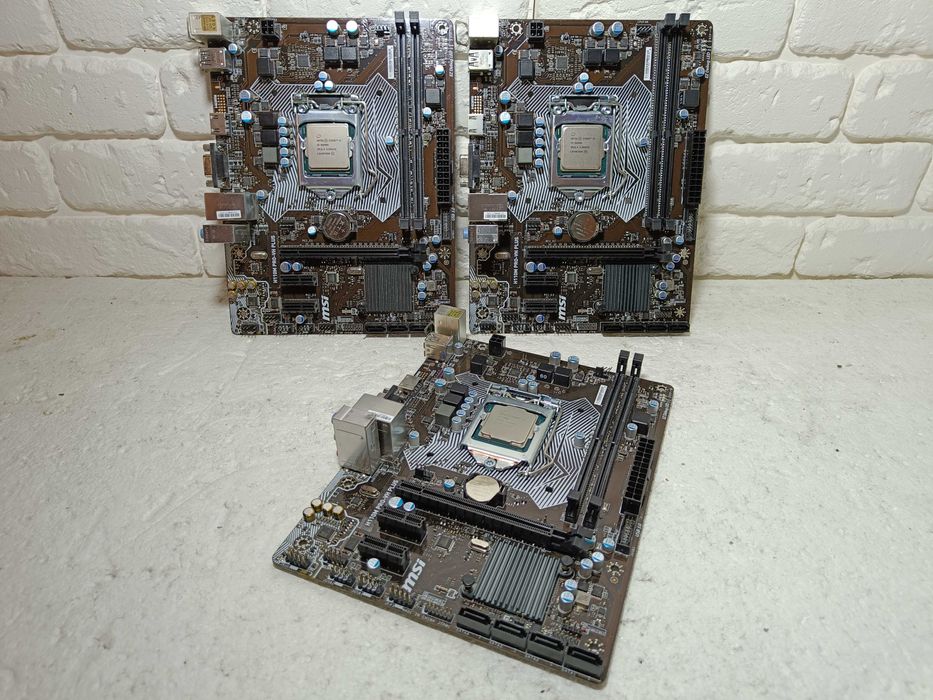 КОМПЛЕКТ Материнка MSI H110M PRO-VH PLUS + процесор i5 7500 i5 6600K: 2 ...
