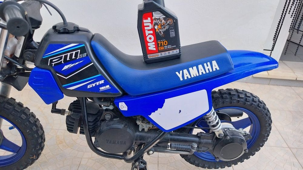 Mota pw50 e fato de cross