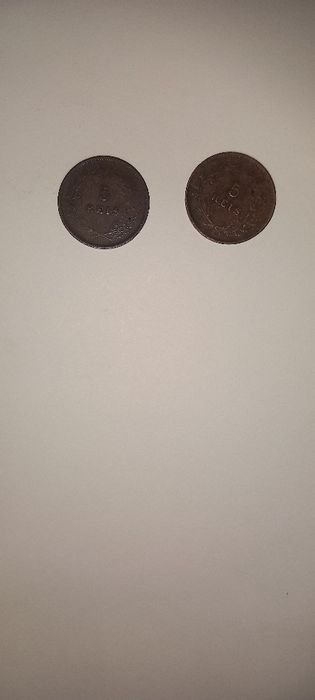 Moedas antigas de 5 Reis