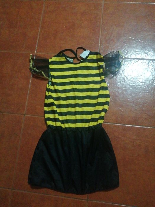 Fato de carnaval, abelha, 7/10 anos.