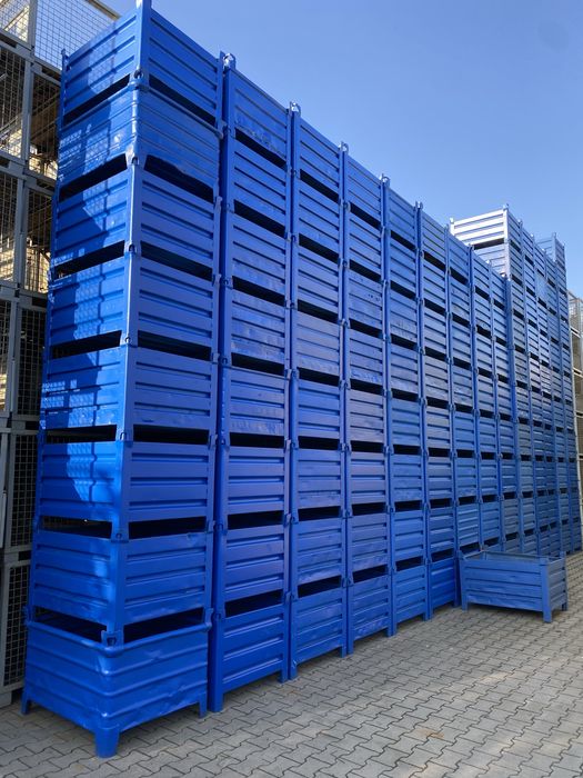 Gitterbox giterbox skrzynie metalowe blaszane pojemniki