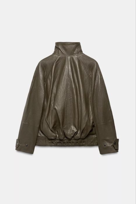 Шкіряна куртка косуха Zara 100% овеча шкіра