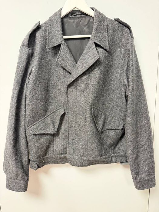 Męska kurtka ASOS półwełniana szara