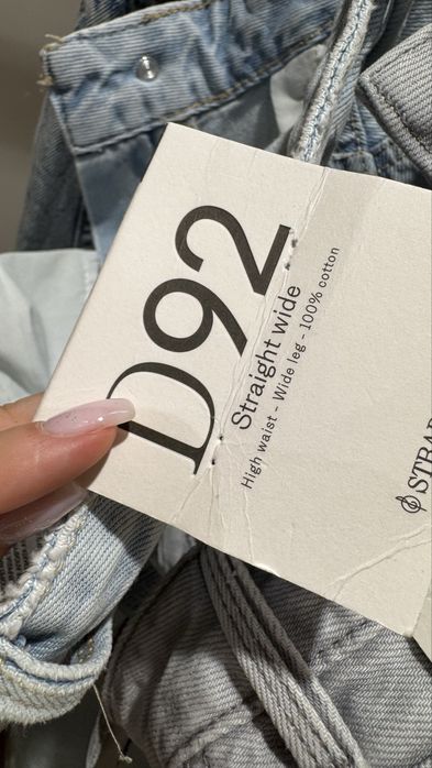 Нові джинси Stradivarius Straight wide 38