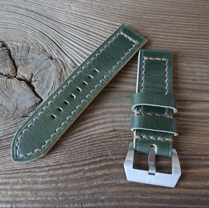 Pasek do zegarka Panerai ręcznie robiony skóra naturalna handmade