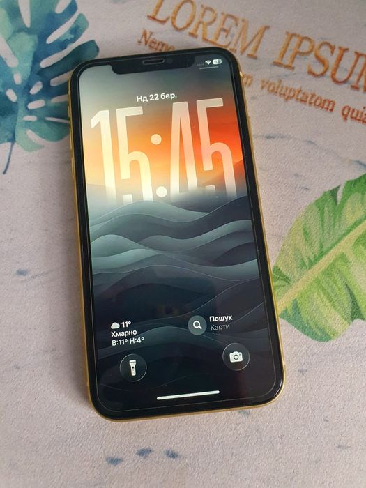 Продам iPhone 11 128gb, Yellow. Neverlock