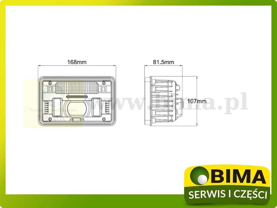 Lampa LED Massey Ferguson Renault CLAAS Ares John Deere JD New Holland