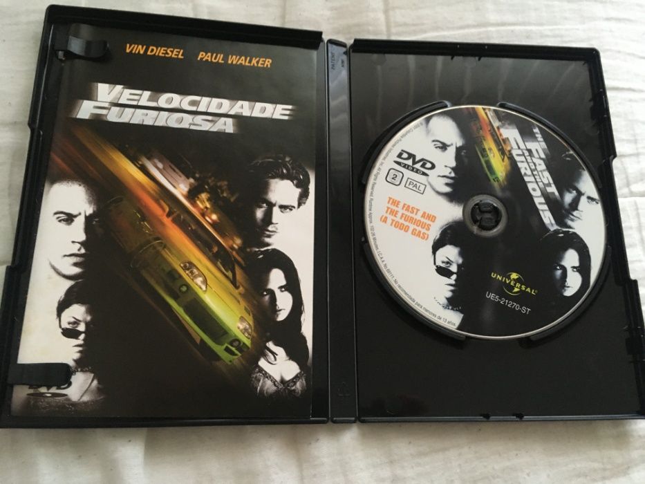 Velocidade Furiosa - DVD 9Gb DTS Filme original com DTS (Portes CTT (GRÁTIS)