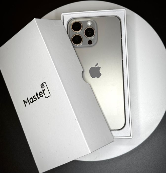 Apple iphone 15 PRO MAX 512gb natural jak nowy bateria 100% gw 6m