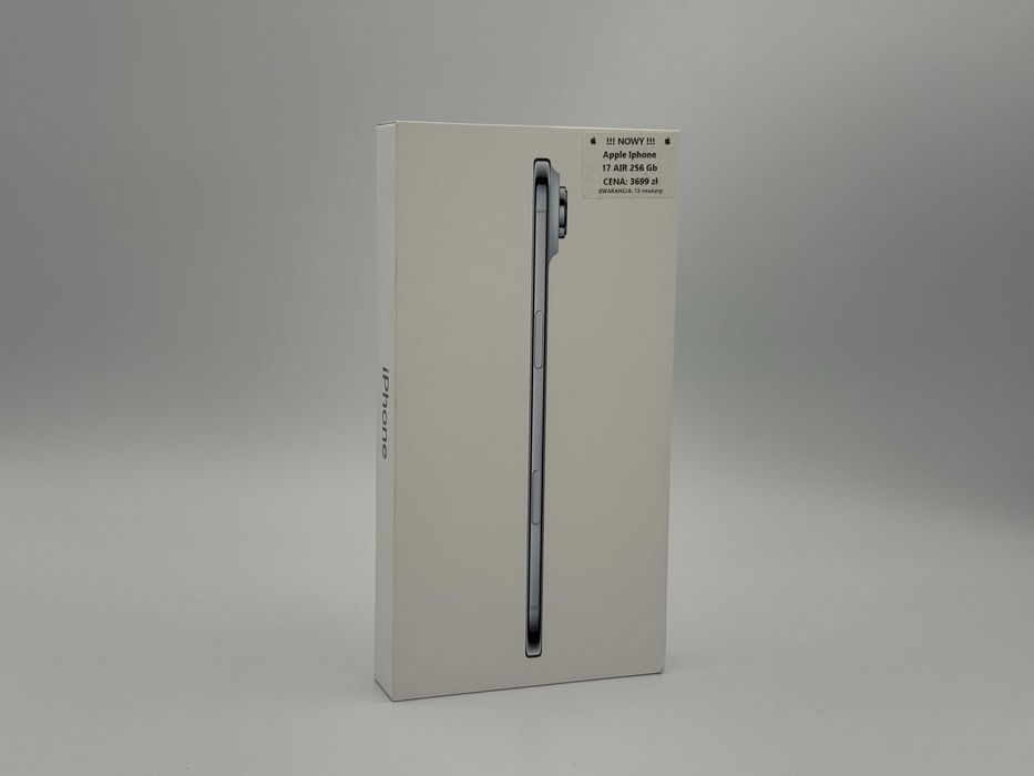 ! NOWY ! Telefon Apple iPhone 17 Air 256 GB + GW 12 msc