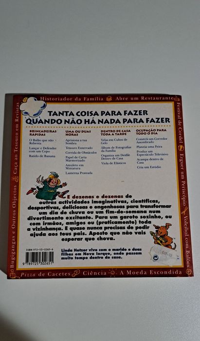 Livro infantil Sábado dias de chuva