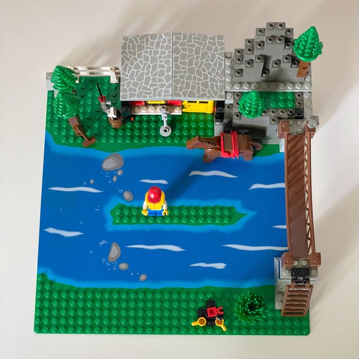 Lego 6552 Rocky River Retreat Completo de 1993