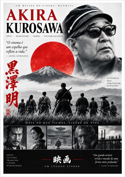 Posters novos Akira Kurosawa