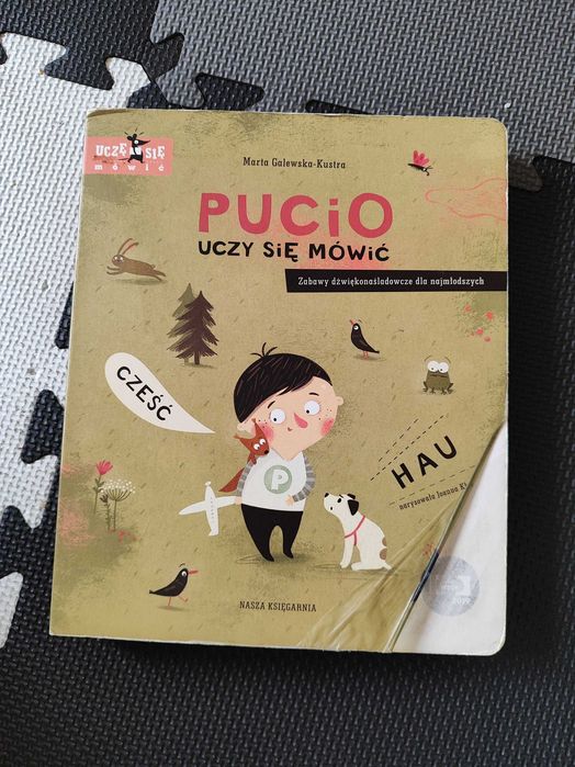 Książka Pucio uczy się mówić
