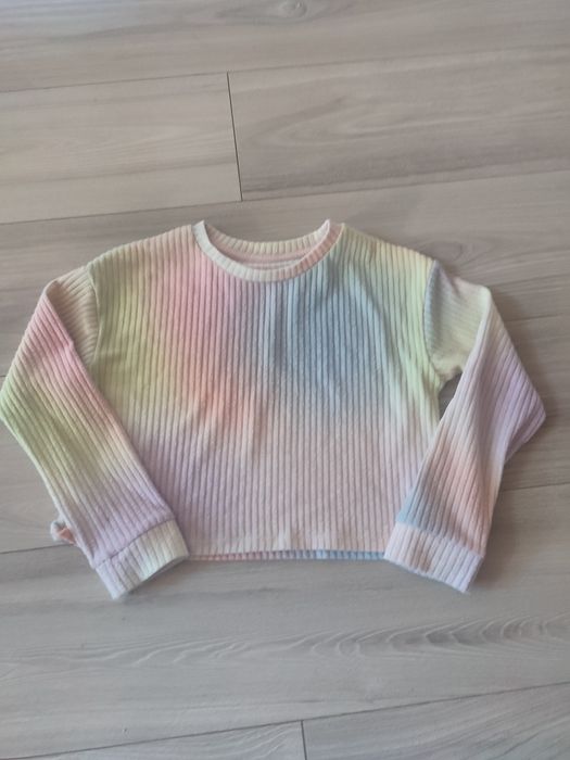 Bluzka sweterek tęczowa Primark