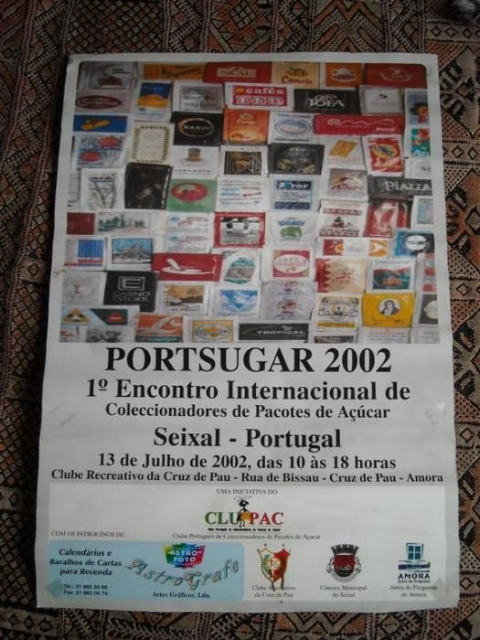 cartaz/poster Colecionadores de pacotes açucar