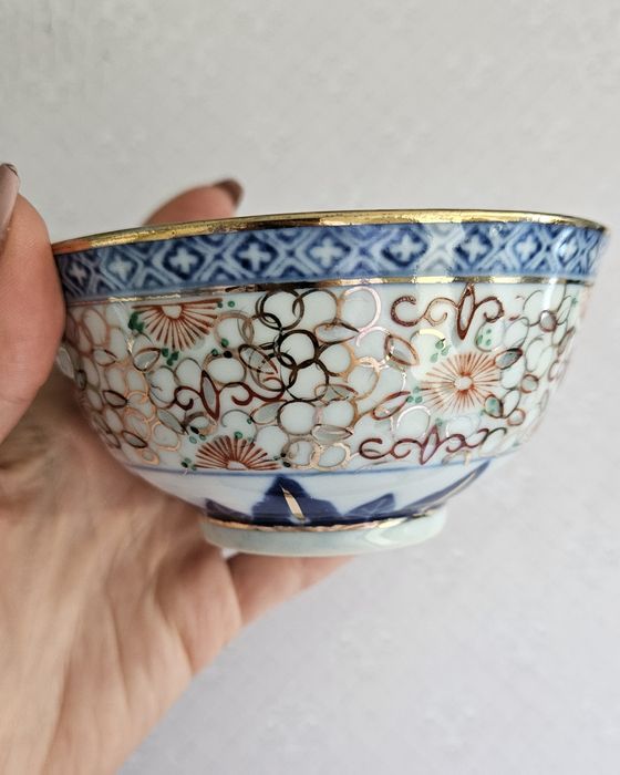 Taça de porcelana chinesa