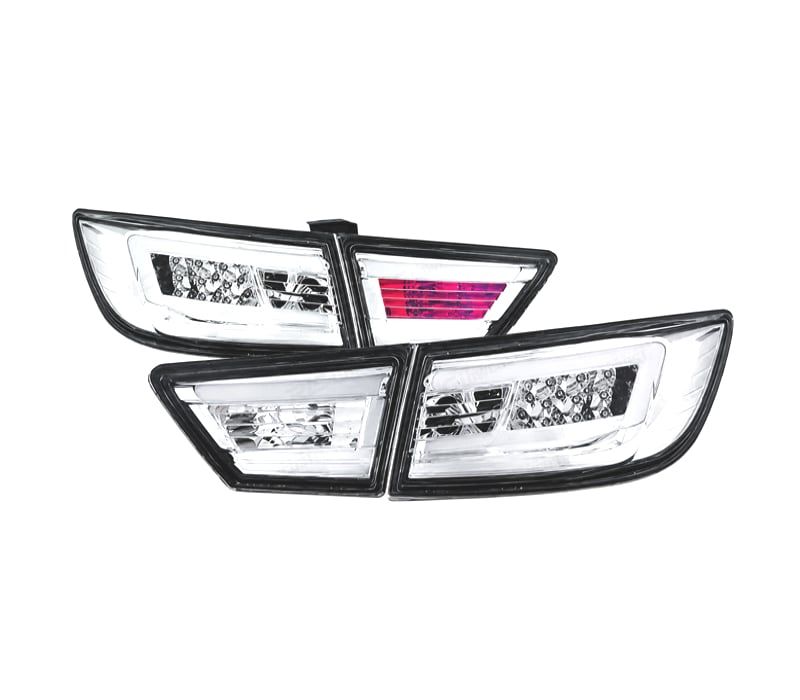 FAROLINS TRASEIROS RENAULT CLIO 4 13-16 LIGHT BAR FUNDO CROMADO