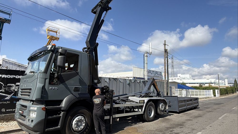IVECO STRALIS GRUA PK16500 AMPLIRROLL APENAS 239.000km ##OPORTUNIDADE#