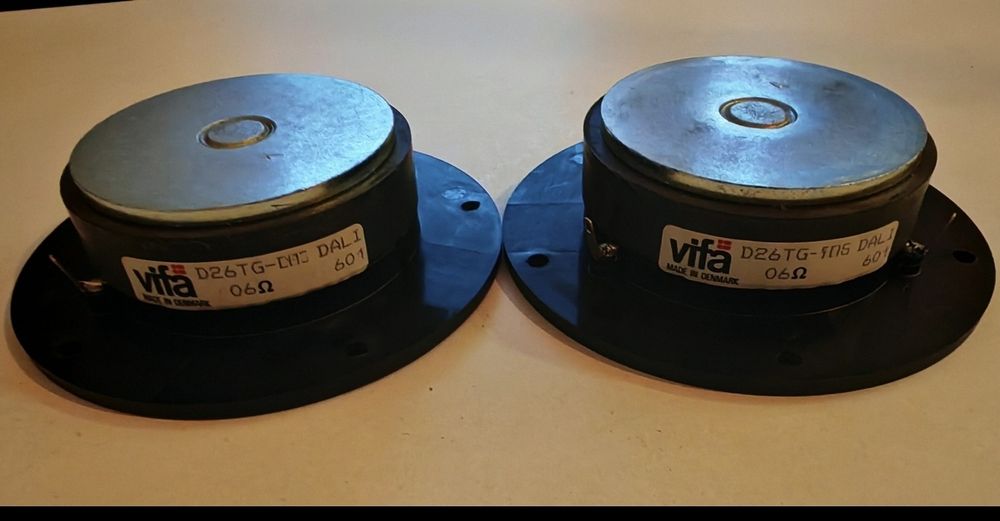 Głośniki VIFA D26-TG-05 DALI wysokotonowe tweetery 2szt.