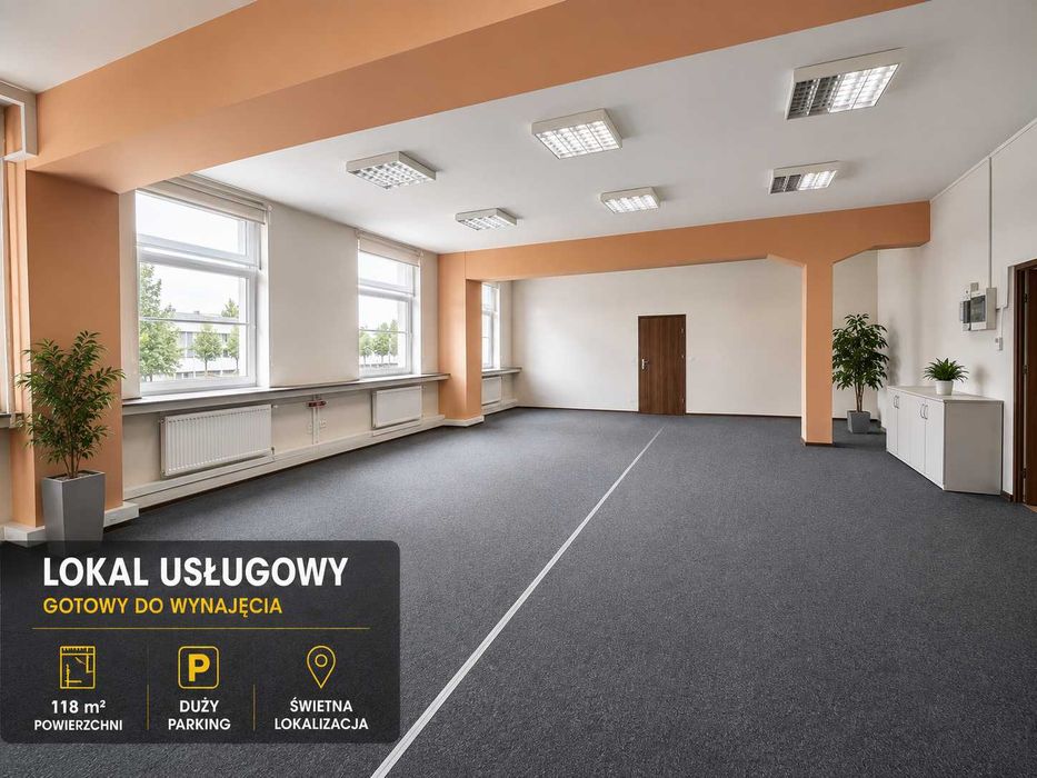 Lokal usługowy, biuro Łódź Teofilów | 117 m² | TeoPark Wersalska 47/75 | parking | 24/7