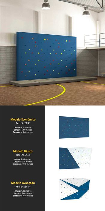 PAREDES DE ESCALADA PARA ESCOLAS – PRONTAS A INSTALAR