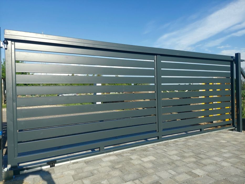 Brama Przesuwna 4-6m Ocynk Malowana Proszkowo Cała Polska Montaż