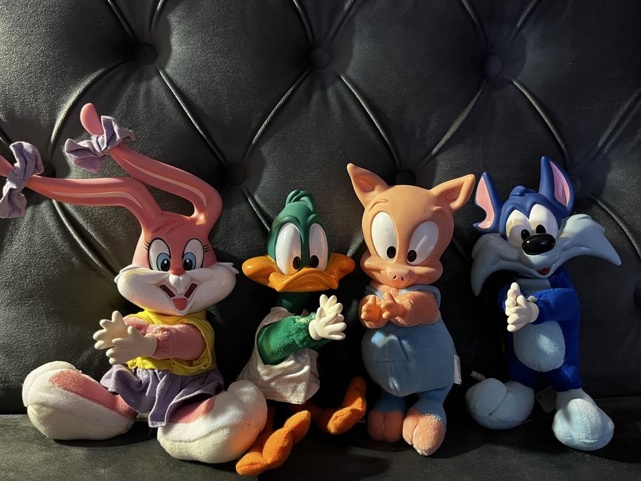 Kolekcjonerskie maskotki vintage Tiny Toon zestaw 1990