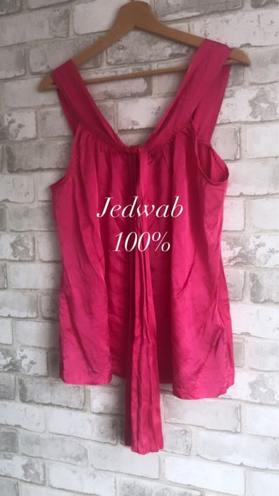 Bluzka 100% jedwab z wiązaniem