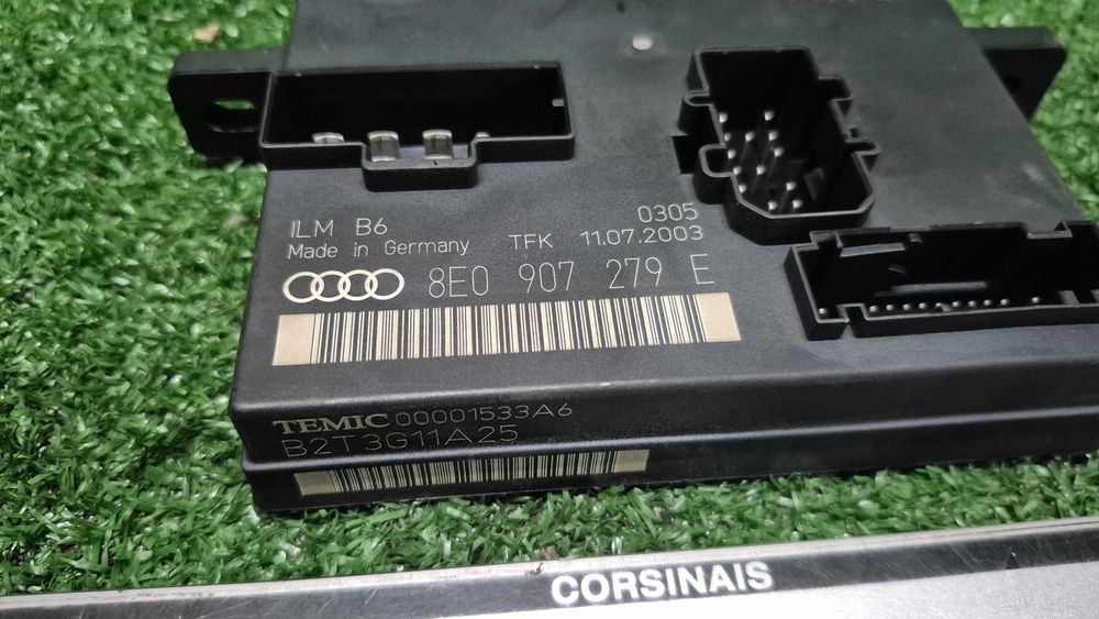 Modulo Centralina Conforto ILM Luzes Audi A4 B6 8E 2000 a 2004 8E0907279E