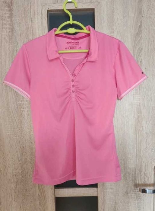 296 Różowa bluzka na krótki rękaw rozmiar 38