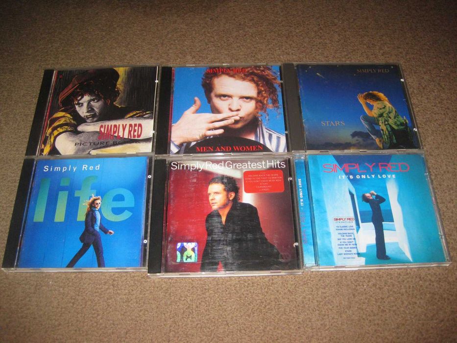 6 CDs dos "Simply Red" Excelente Estado!