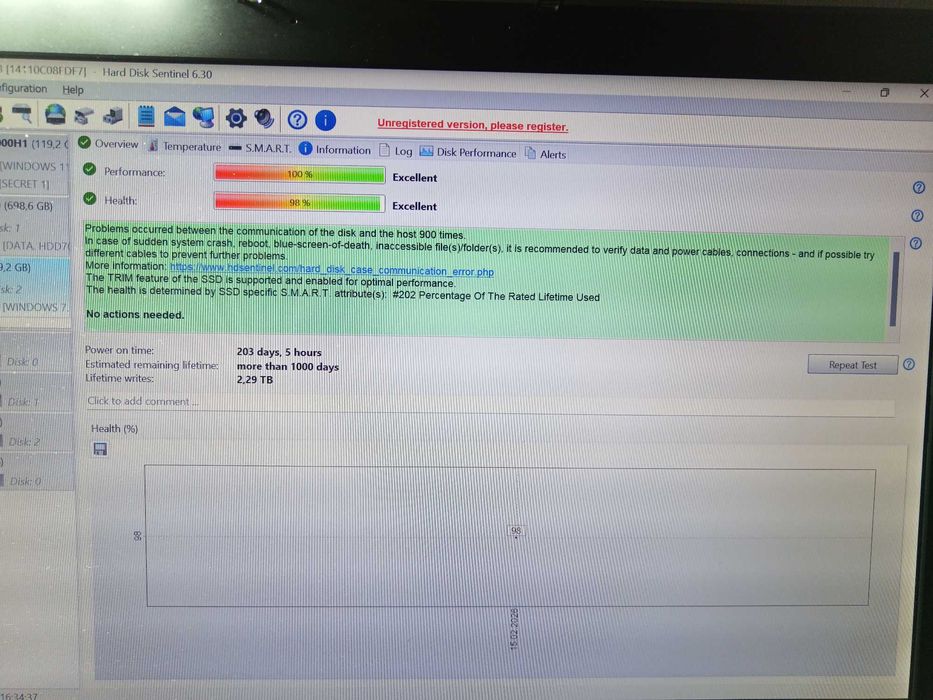 SSD Накопичувач Диск CRUCIAL M550 128GB mSATA CT128M550SSD3