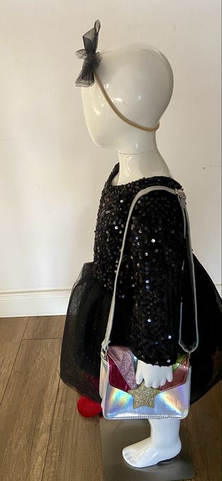 Nowa sukienka handmade rozmiar 86 tiul&cekiny