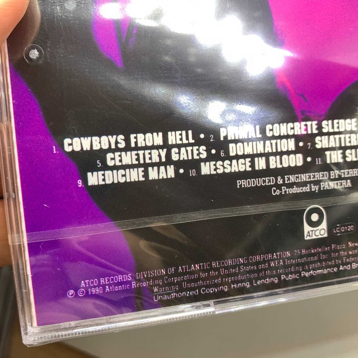Фірмовий CD Pantera – Cowboys From Hell (New) 2012 ATCO Records EU