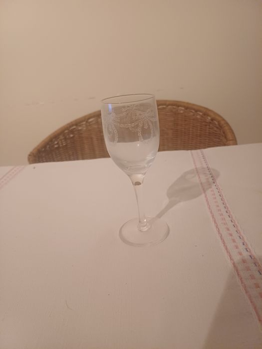 Serviço  copos cristal Fabrica Marinha Grande