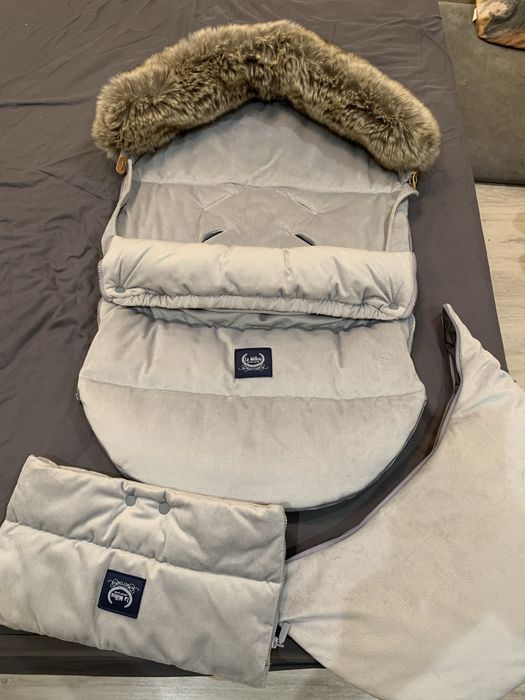 Śpiwór do wózka i sanek La Millou Combo + mufki