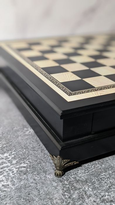 В наявності 1 комплект ‼️Шахи VIP класу | Дерево + метал | Подарунок