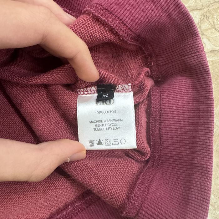 Худи erd washed red