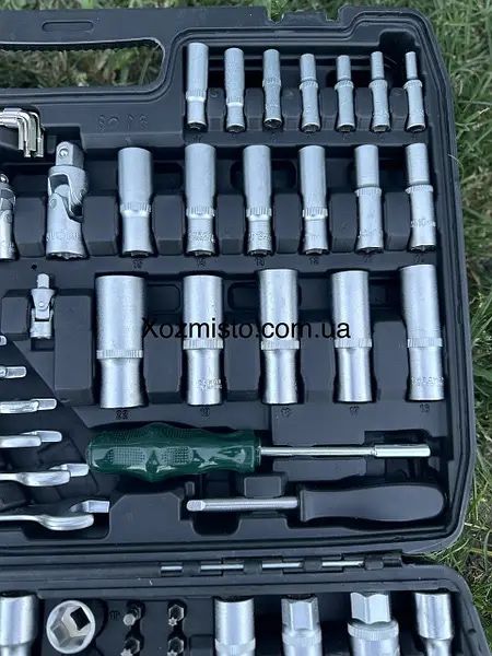 Набір інструментів 216 предметів 1/4" 3/8" 1/2" (4-32 мм) Німеччина