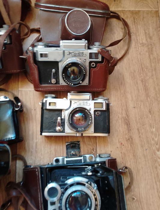 Советский фотоаппарат Киев с объективом Юпитер 8м