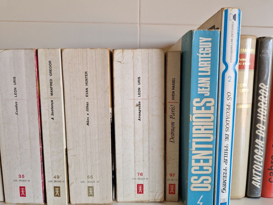 Lote 34 livros Romances/Policiais