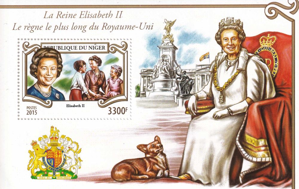Niger 2015 cena 5,90 zł kat.9€ - Elżbieta II